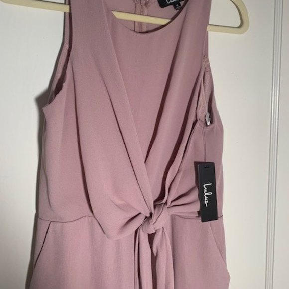 Lulus Mauve Jumpsuit, Size S, like new condition - Picture 6 of 8